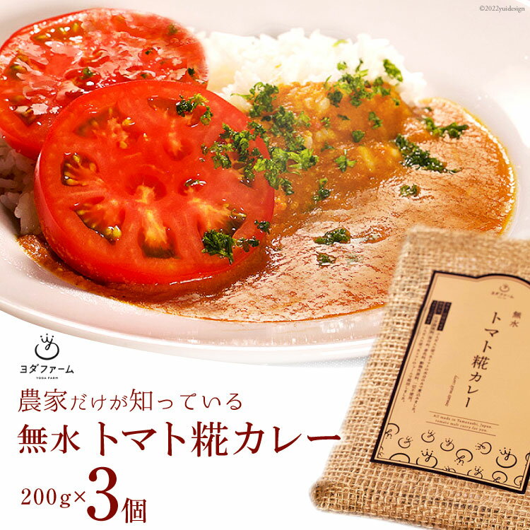 【ふるさと納税】レトルト 無水 トマト 糀 カレー 200g