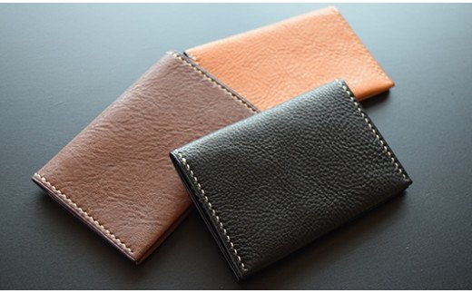 【ふるさと納税】【ハンドメイド】名刺・カードケース【国産レザー使用】[5839-1175]　【ファッション小物・ファッション・ファッション小物】　お届け：受注生産のため60日程度お時間を頂きます