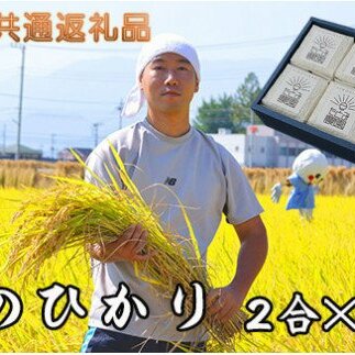 【中央市共通返礼品】中央市産お米(ひのひかり)6個詰合せ [5839-1664] 　【お米・ヒノヒカリ】　お届け：決済確認から1～2ヶ月程度