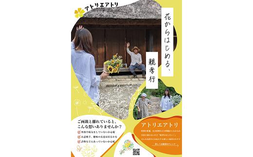 【ふるさと納税】お花の宅配＆お手伝い【めぐみお花サイズレギュラー】[5839-1698] 　【・チケット・体験チケット】　お届け：【1回利用チケット】入金確認後、2～4週間程度で順次発送予定 2