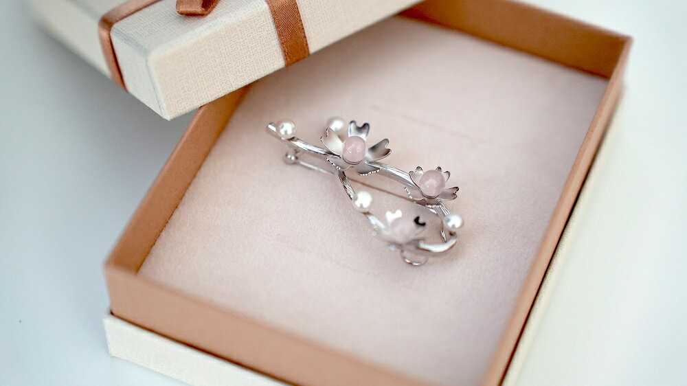 【ふるさと納税】SILVER　ブローチ（u-B420）[5839-1941]　【ファッション・アクセサリー・ファッション小物・ブローチ・アクセサリー】　お届け：ご入金確認後1か月前後