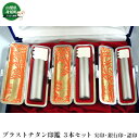 【ふるさと納税】印鑑 ブラストチタン印鑑 3本 セット正宝社 雑貨 日用品 印伝 印伝ケース 実印 銀行印 彫刻 印鑑ケース 認印 甲州印伝 はんこ