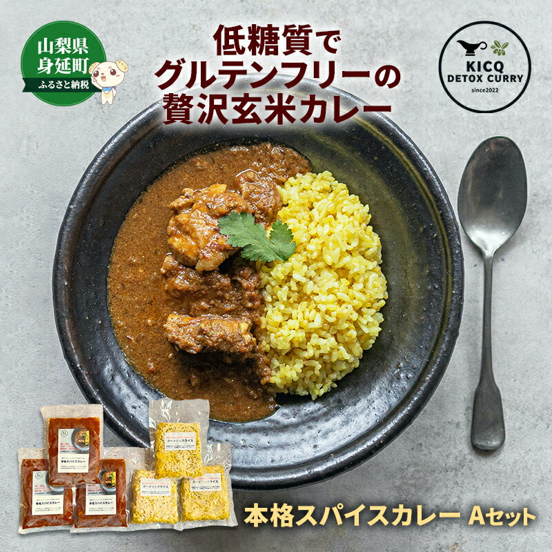 11位! 口コミ数「0件」評価「0」カラダも喜ぶ濃厚コク旨の　本格スパイスカレーライス3食　 Aセット　【 惣菜 洋食 便利 ランチ 夕飯 グルテンフリー ターメリックライス ･･･ 