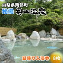 【ふるさと納税】山梨県南部町秘湯「奥山温泉」日帰り入浴券(1名様分)【8枚】【1619555】