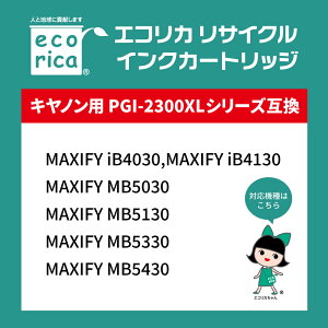 【ふるさと納税】エコリカ【キヤノン用】 PGI-2300XLM互換リサイクルインク マゼンダ（型番：ECI-C2300XLM）