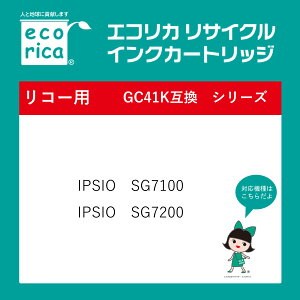 【ふるさと納税】エコリカ【リコー用】 GC41KH互換リサイクルインク 黒（型番：ECI-RC41HB）