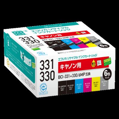 50位! 口コミ数「0件」評価「0」エコリカ【キヤノン用】 ECI-C331-6P BCI-331+330/6MP　互換　再生インク　プリンタ