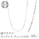 【ふるさと納税】 純プラチナ ネックレス チェーンのみ レディース pt999 ロングネックレス プラチナ 金属アレルギー 対応 チェーン ワッカチェーン チェ...