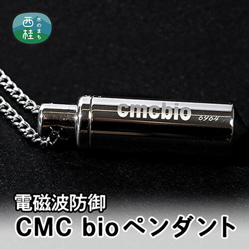 【ふるさと納税】No.327 【A】CMCbioペンダント ／ カーボンマイクロコイル ステンレス製チェーン付 送料無料 山梨県