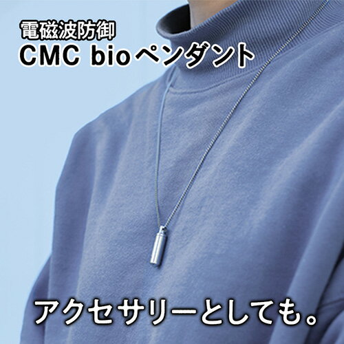 【ふるさと納税】No.327 【A】CMCbioペンダント ／ カーボンマイクロコイル ステンレス製チェーン付 送料無料 山梨県