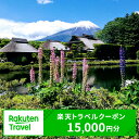  山梨県忍野村の対象施設で使える楽天トラベルクーポン 寄付額50,000円 送料無料 山梨県 忍野村