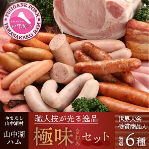 【ふるさと納税】【6種詰合せ】山中湖ハムのお試し 極味セット【配送不可:離島】