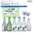  ＜富士山の日本酒＞甲斐の開運 Enjoy セット（各300ml×5本・オリジナルお猪口2個と徳利1本） FAK010