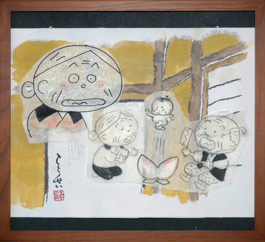 まんが日本昔ばなしの前田こうせい新作アニメ桃太郎「約束」原画