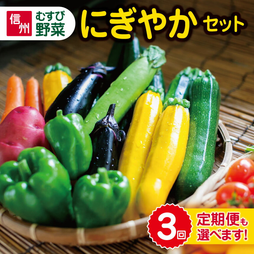 34位! 口コミ数「0件」評価「0」信州・むすび野菜　にぎやかセット　旬 野菜を約10種お届け 定期便3回 | 農薬不使用・化学肥料不使用 植物性肥料 旬の野菜 レシピ付き