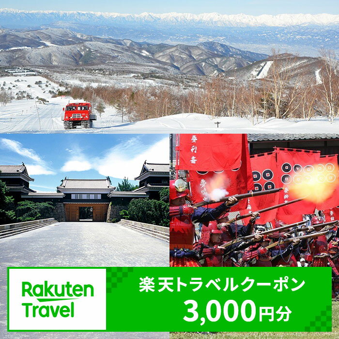 【ふるさと納税】ふるさと納税 長野県上田市の対象施設で使える 楽天トラベルクーポン 寄付額10,000円(クーポン3,000…