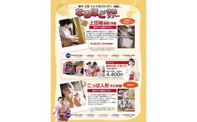 【ふるさと納税】旅行 長野 信州 上田 レトロバスで行く！なるほど体験ツアー チケ...