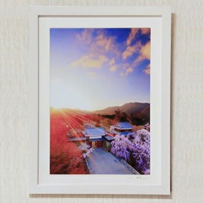 1位! 口コミ数「0件」評価「0」信州上田癒しの風景　写真家岡田光司　2Lサイズ額付きオリジナルプリント　【 自然風景 絶景スポット 旅行気分 インテリア 壁掛け 置き物 癒･･･ 