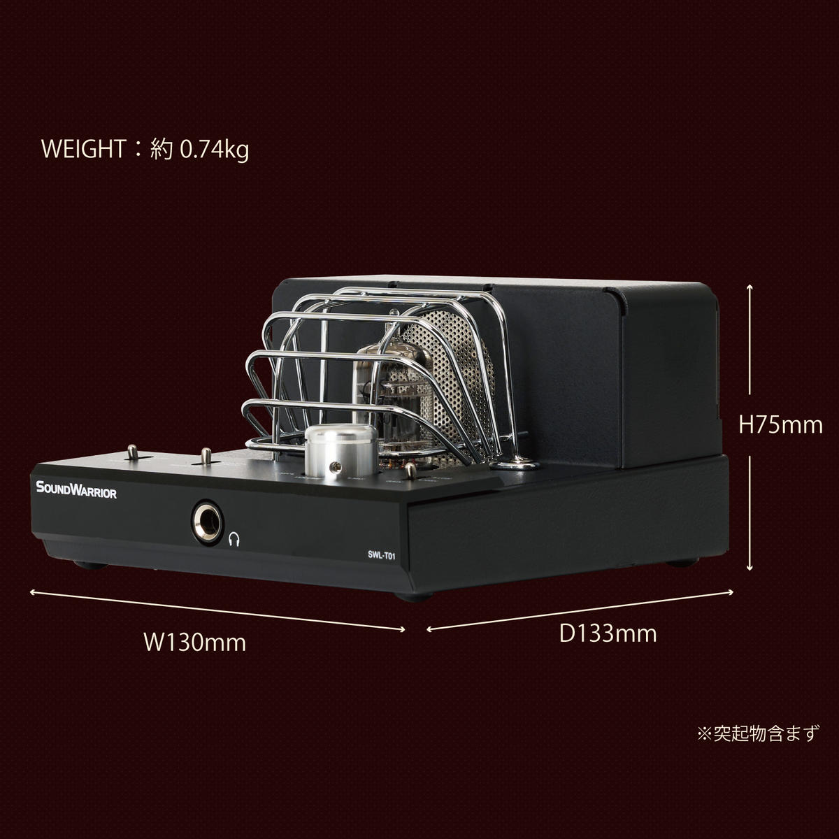 【ふるさと納税】アンプ SOUND WARRIOR 小型 ハイブリッド 真空管アンプ SWL-T01-SD オーディオ 家電 f202037-ueda-10001718 長野県上田市 サンプル画像3