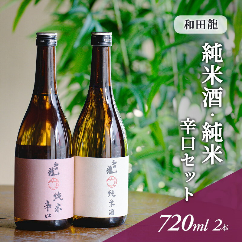 【ふるさと納税】和田龍　純米酒2本セット　地酒 名産 地産 信州上田 ギフト プレゼント 　上田市のサムネイル