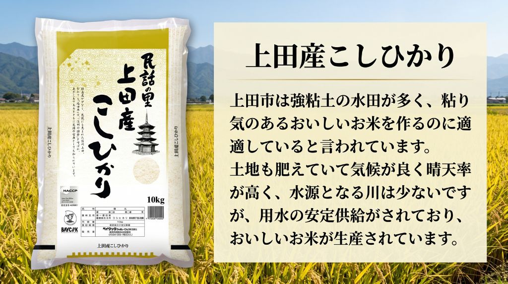 長野県上田市の【ふるさと納税】米 コシヒカリ 30kg (10kg×3袋) お米 白米 精米 単一原料米 ブランド米 銘柄米 30キロ 令和7年産 長野県産 長野 長野県 上田市　お届け：2026年9月30日までにお届け｜アングル2