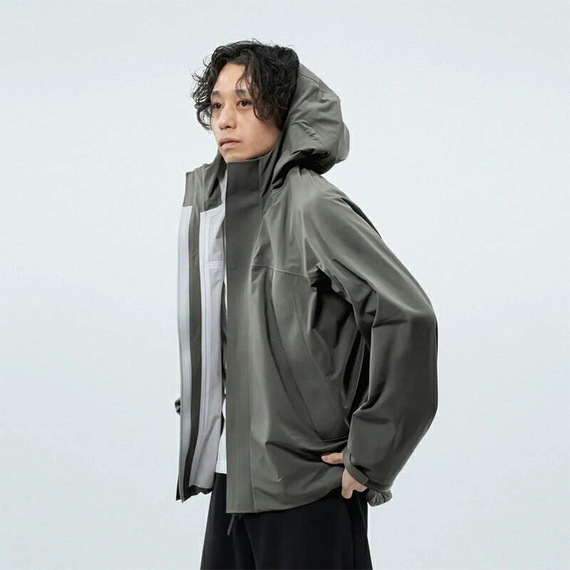 【ふるさと納税】【QURULIFABRIC】Nanofiber mountain jacket（SIZE:2）