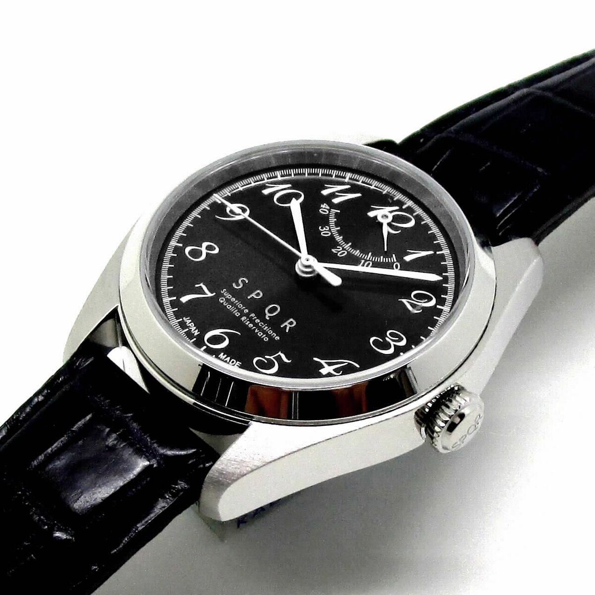 【ふるさと納税】025-014　＜腕時計 機械式＞SPQR Ventuno pr-nc（ブラック）【O-019010】