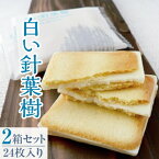 【ふるさと納税】「白い針葉樹」 24枚入り×2箱セット【1012823】