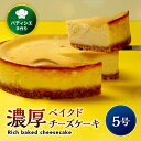 【ふるさと納税】どっちが好き?濃厚ベイクドチーズケーキ 5号 | 濃厚 チーズ ケーキ スイーツ お菓子 洋菓子 おやつ ギフト プレゼント 贈り物 冷凍 長野...
