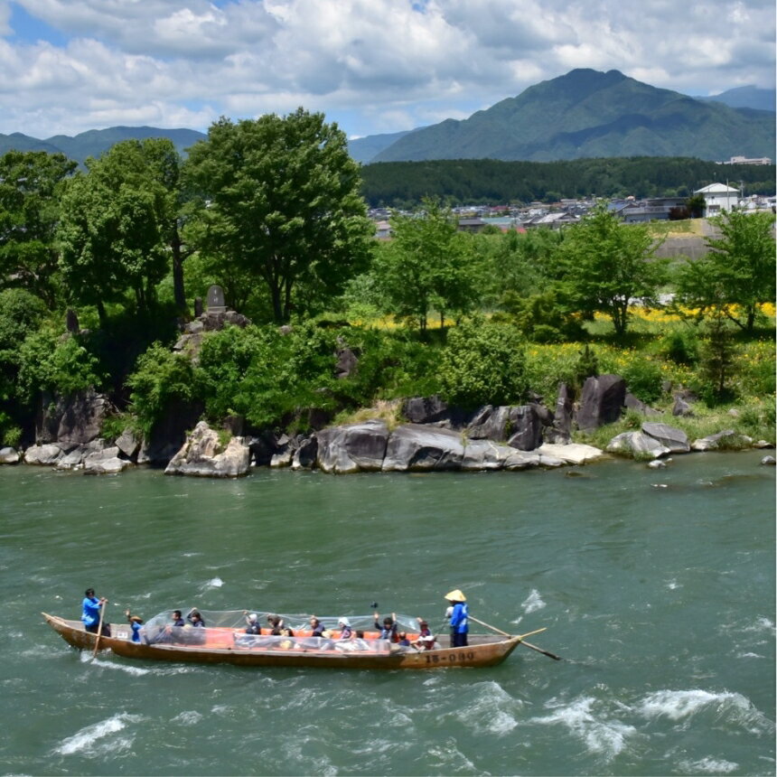 【ふるさと納税】 天竜川 和船下り 利用券 ( 大人 1名様 ) | 舟下り 伝統 歴史 景色 渓谷 迫力 スリル 自然 季節 アクティビティ レジャー 体験 信州 長野県 飯田市