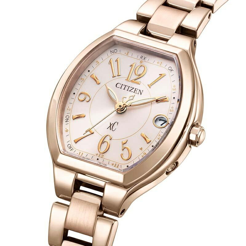 【ふるさと納税】 シチズン 腕時計 レディース クロスシー basic collection ES9365-54W エコ・ドライブ 電波時計 | 長野県 飯田市 AH02