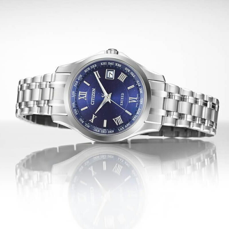 【ふるさと納税】シチズン 腕時計 レディース エクシード EC1120-59L ソーラー電波時計 ｜長野県 飯田市 AH110