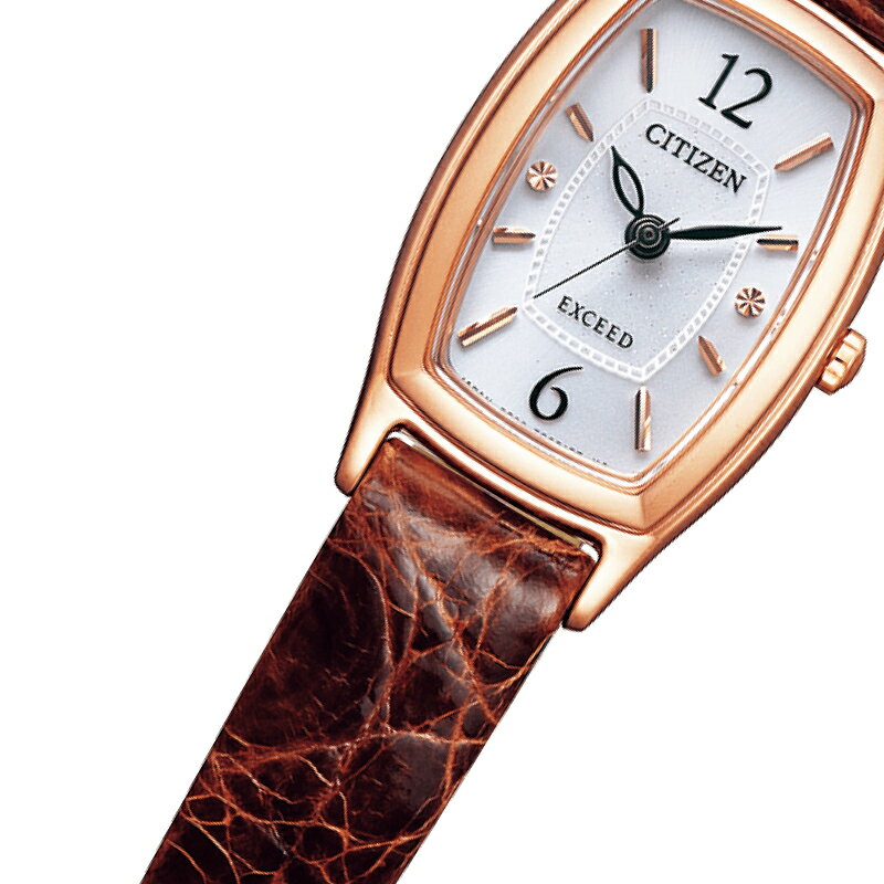 【ふるさと納税】シチズン 腕時計 レディース エクシード EX2002-03A ソーラー時計 ｜ 長野県 飯田市 AH120