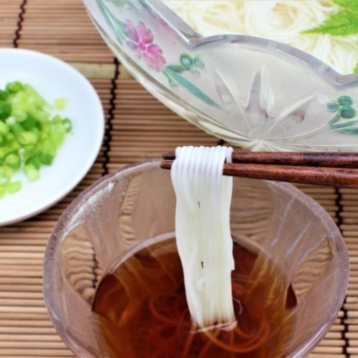 【ふるさと納税】≪夏季限定》生も～ちもち ひやむぎ (250g)×5袋セット[つゆ付]/ 盛...