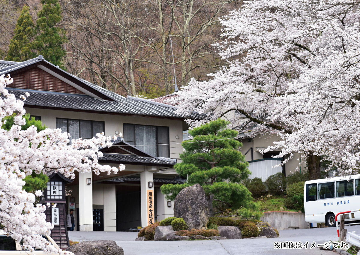 【ふるさと納税】須坂温泉　古城荘　1泊2食ペア宿泊券【旅行／宿泊券】《株式会社古城荘》その2