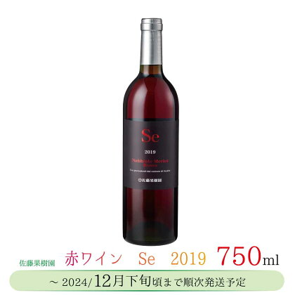 赤ワイン　Se　2019　750ml《佐藤果樹園》 ワイン・お酒・洋酒