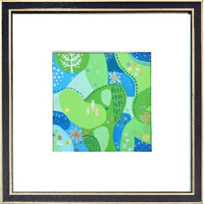 ジークレー版画「mundo verde」 【インテリア・絵画・絵・版画・装飾・アクリル額】