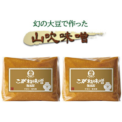 味噌 山吹味噌 黄金 1kg×2 セット 信州味噌 みそ ミソ 熟成 信州 信州みそ 無添加 調味料 小分け 長野県 長野 [ 小諸市 ] お届け:寄附入金確認後、1ヶ月以内に発送いたします。