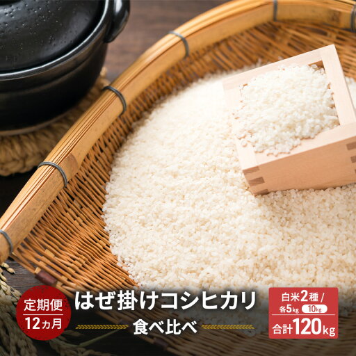 【ふるさと納税】米 【12ヵ月定期便】 はぜ掛けコシヒカリ 食べ比べ 特A地区小諸市御牧ヶ原産コシヒカリ・A地区小諸市産コシヒカリ 【白米/各5kg】 こしひかり 精米 コメ お米 ごはん ご飯 信州 長野県 小諸市 【ふるさと納税】米 【12ヵ月定期便】 はぜ掛けコシヒカリ 食べ比べ 特A地区小諸市御牧ヶ原産コシヒカリ・A地区小諸市産コシヒカリ 【白米/各5kg】 こしひかり 精米 コメ お米 ごはん ご飯 信州 長野県 小諸市