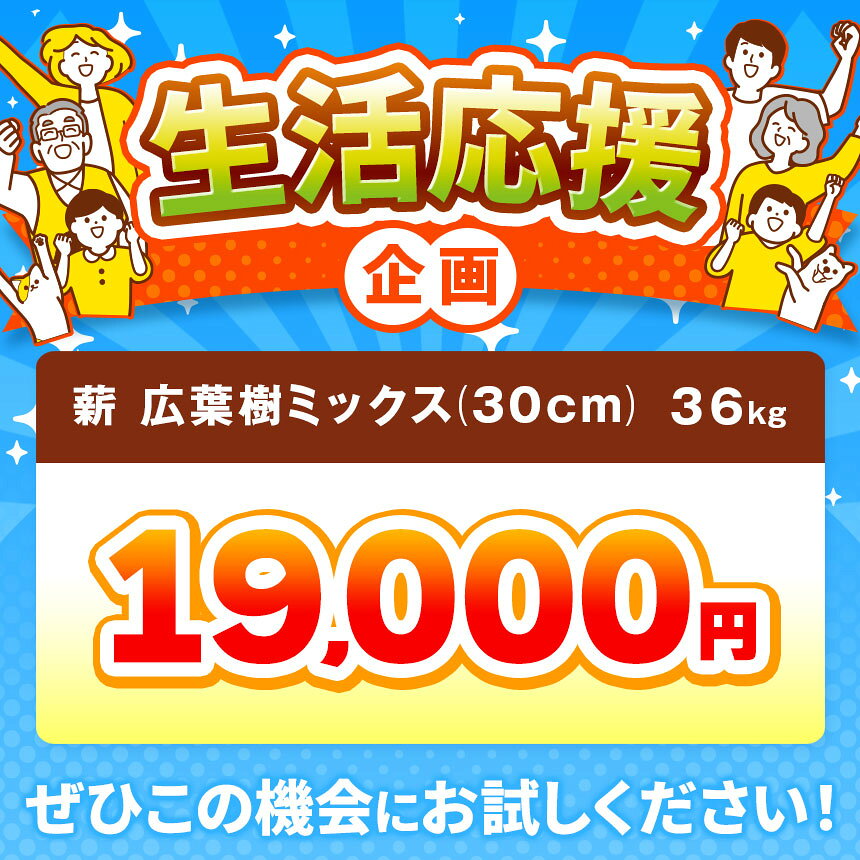 【ふるさと納税】薪 乾燥 ・選べる種類 広葉樹 ミックス ナラ 薪 選べる長さ 30cm 40cm（ 18kg × 2箱 セット ）| 薪 自然乾燥 すぐ使える ディーエルディー dld 太割 結束無 長さ 30cm 薪ストーブ 伊那市 長野県 信州