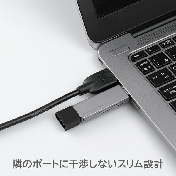 【ふるさと納税】【017-09】ロジテック SSD 外付け 250GB USB3.2 Gen1 スリム型 Type-A USBメモリサイズ【LMD-SPDL025U3】