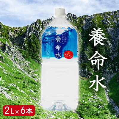 養命酒製造「養命水」（2L×6本）　【飲料類・水・ミネラルウォーター・6本】