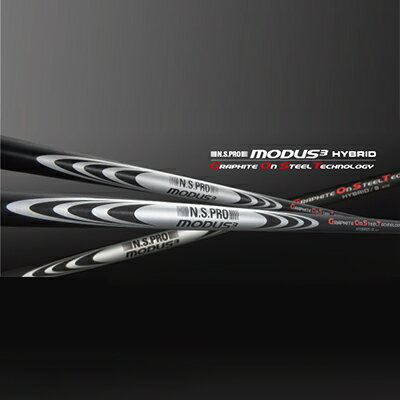 【日本シャフト】ハイブリッド用「複合シャフト」（N.S.PRO MODSU3 HYBRID Graphite On Steel Technology）370Tip　【雑貨・日用品・日本シャフト・ハイブリッド・複合シャフト・スチール・カーボン・方向性安定・飛距離性能】　お届け：順次出荷