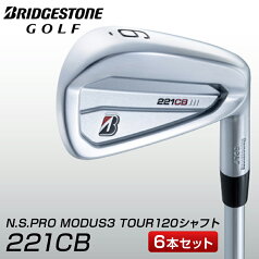 【ふるさと納税】ブリヂストン ゴルフ 「221CB アイアン」6本セット（N.S.PRO MODUS3 TOUR120シャフト） ( ゴルフクラブ アイアンセット ゴルフ用品 スポーツ クラブ 日本シャフト製 スチール BRIDGESTONE GOLF )　【 長野県 駒ヶ根市 】