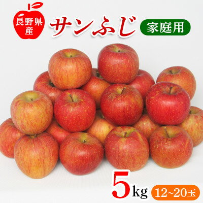 [2022年12月中旬より順次発送]サンふじりんご 家庭用 5kg