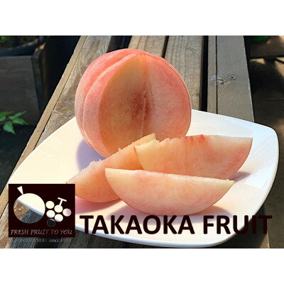 【ふるさと納税】「産地より信州中野の旬をお届け♪」 高丘フルーツの長野県産「もも」贈答用 約3Kg 8-12玉前後【配送不可地域:離島】【1407548】