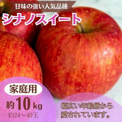 シナノスイート 約10kg 家庭用(24〜40玉)