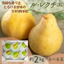【ふるさと納税】西洋梨 ル・レクチェ 2kg【1540508】
