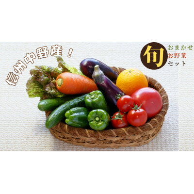 信州中野の 旬の新鮮野菜セット[野菜詰め合わせ]2kg以内[配送不可地域:離島]