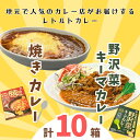 【ふるさと納税】「おうちで焼きカレー」・「信州味噌入り野沢菜キーマカレー」各5箱合計10箱セット(Ai-002)【レトルトカレー 人気 ご当地 焼きカレー スパイス ごはん 時短 お取り寄せ おすすめ 長野県 飯山市 プレゼント おいしい】(4)